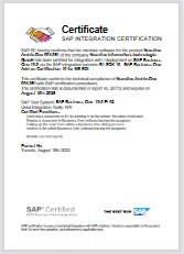 Zertifikat von SAP